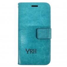 YRH Luxury Genuine Magnetic Flip Leather Case for 6.1" iPhone 13 Smartphone